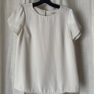 Oasis Women's Cream Short Sleeve Blouse